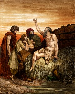 Job ve arkadaşları, Doré